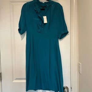 Turquoise Size 8 Banana Republic dress, new with tags